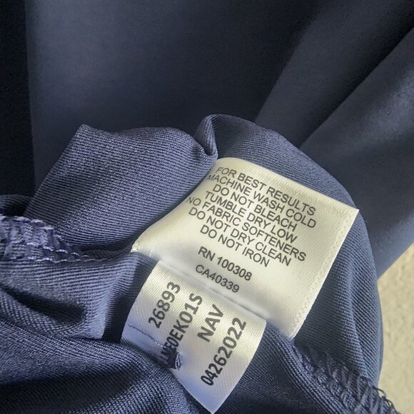 NWT Peter Millar Mens Crown Summer Comfort Polo Shirt Logo Navy Blue Size M - Picture 6 of 8